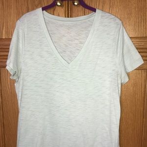 XXL Mint Heather V-neck T-shirt